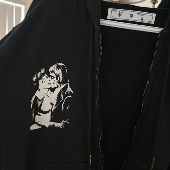 Off White hoodie great Zipper is broken - Main Image